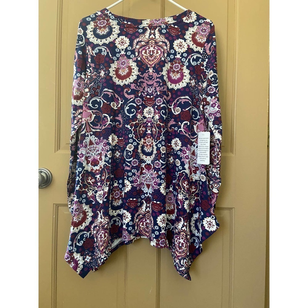 Jessica London Floral Shirt Women's Size 14/16 NWT - Picture 3 of 5
